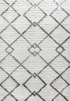 Hochflor Teppich Pepe rechteckig - 160x230 cm - Creme