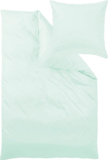 Uni-Mako-Satin - Curt Bauer Uni 135x200 + 80x80 cm-3491 silberjade