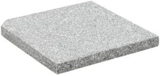 vidaXL Sonnenschirm-Gewichtsplatte Granit 25 kg Quadratisch Grau 45070