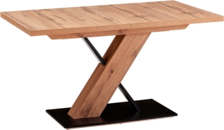 massivline&more Säulen-Esstisch Kristin, Säulentisch, Küchentisch, Tisch, Esstisch (2-St), Platte und Bodenplatte Dekor