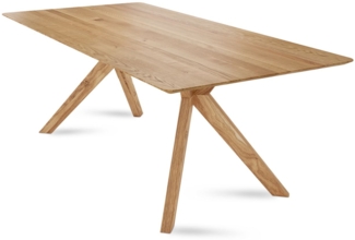 Esstisch Dagmar 1 160x76x90 Esszimmertisch Massivholz Wildeiche