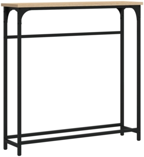 vidaXL Konsolentisch Sonoma-Eiche 75x19,5x75 cm Holzwerkstoff 834136
