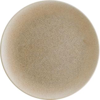 6x Frühstücksteller Geschirr kleiner Teller flach 17cm Porzellan Sand Beige Elfenbein Bonna Luca Salmon Gourmet