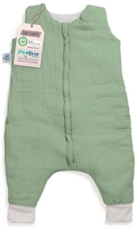 pic Bear Babyschlafsack pic Bear Baby Jumper Schlafoverall Gr. 80cm, Reißverschluss mit Schutz, wattiert, 2,5 TOG, mit Füßen