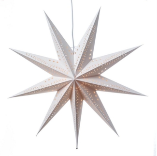 MARELIDA LED Stern Papierstern Sara Weihnachtsstern Faltstern Leuchtstern 69cm
