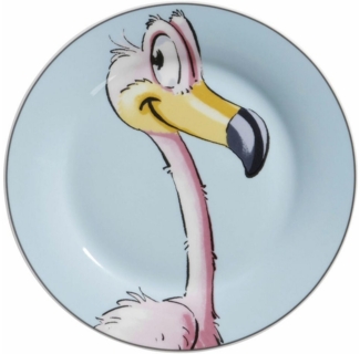 Ritzenhoff & Breker HAPPY ZOO Teller ø 19 cm Flamingo - DS