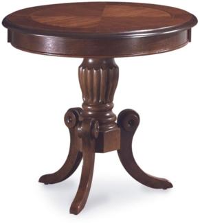 Esstisch Küchentisch Olivia 106-141 x 106 x 76 cm Nussbaum dunkel ausziehbar Jugendstil