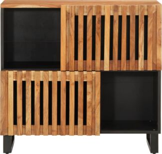 vidaXL Sideboard 80x34x75 cm Massivholz Akazie 377570