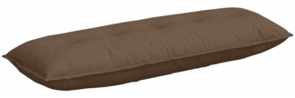 vidaXL Rückenkissen Braun 140 x 19 x 50 cm Stoff 42014834
