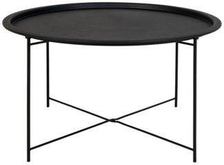 House Nordic Couchtisch in Schwarz, Metall - 43cm (H)