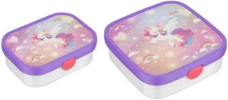 Mepal CAMPUS Brotdosen-Set mit Gabel Unicorn Glow (2025)