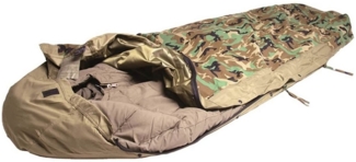 Mil-Tec Schlafsack Militär Schlafsackhülle / Biwaksack Modular mit Packsack