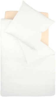 fleuresse Bettwäsche Colours in 135x200, 155x220 oder 200x200 cm, Mako-Satin, 2 teilig, Bettwäsche aus 100% Baumwolle, uni, mit Reißverschluss