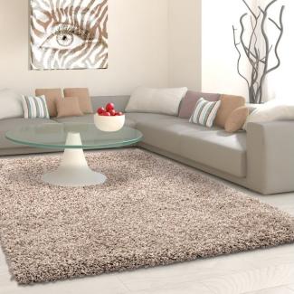 Shaggy Teppich LIFE BEIGE 160 X 230cm Rechteck