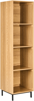 Regal mit 4 Ebenen LEANDRO 175 cm Hellbraun