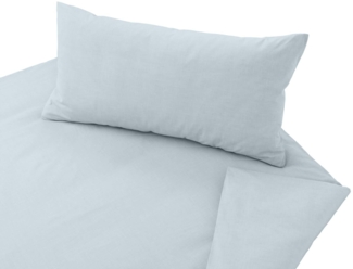 Cotonea Bio-Chambray Bettwäsche Nuance | 40x80 cm | hellblau