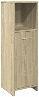 Badezimmerschrank Sonoma-Eiche 30 x 30 x 95 cm Holzwerkstoff