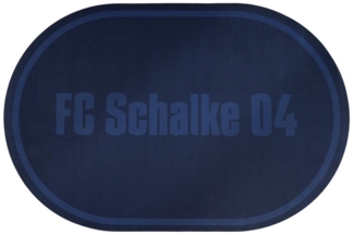 FC Schalke 04 Badematte Badematte Magic 60x90 cm, Kunstfaser, rund