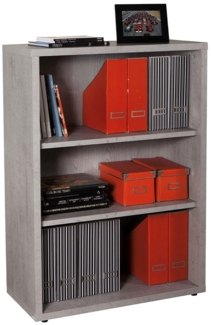 Regal Design-Office / Disegno , Holzwerkstoff , Grau , 81 x 119 x 35 cm