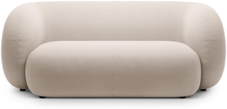 Micadoni Sofa Kate 2-Sitzer Samt Beige