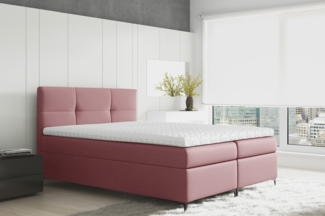 99rooms Nelson Boxspringbett Velours 140x200 cm Lila