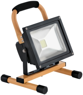 LED Baustrahler, schwarz gelb, Spot schwenkbar