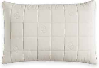 Nordic Schiller Schlafkissen Klasik Wollkissen, Füllung: Visco-Schaum, Bezug: Bio-Baumwolle, Seitenschläfer, Rückenschläfer, Einzelkissen, Einzeln verpackt, vakuumverpackt, Atmungsaktive hochwertige Wolle, Bezug aus Baumwolle