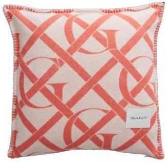 Gant Home Kissenhülle Wolle G-Patterned Warm Sienna (50x50 cm) 853099101-829