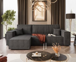 Lookway Ecksofa Gepolstertes CARLOS L-Form, Schlaffunktion