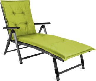 Aspero Liegenauflage Gartenliegenauflage Polsterauflage Matera, Wasserdichte und weiche Outdoor Gartenliegenauflage