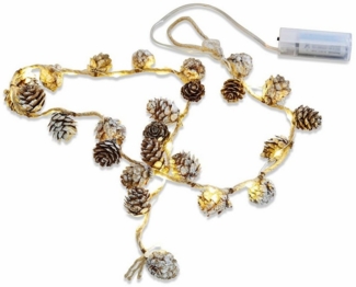 Mirabeau Lichterkette Lichterkette 2er Set Crane braun