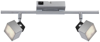 LED Wandleuchte, 2 Flammig, Chrom, beweglich, L 40 cm