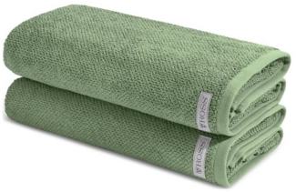 Ross Selection 2 tlg. Frottier-Set - 2 X Duschtuch (70 X 140cm) - 540 g/m2 - Piniengrün