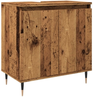 Badschrank Altholz-Optik 58 x 33 x 60 cm Holzwerkstoff