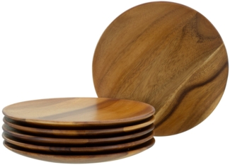 CreaTable Geschirr-Set Nature Collection - Serie Akazienholz, Qualitätsproduktion aus Akazienholz