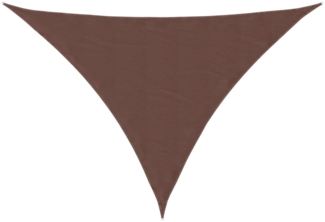 vidaXL Sonnensegel Oxford-Gewebe Dreieckig 2,5x2,5x3,5 m Braun 135829