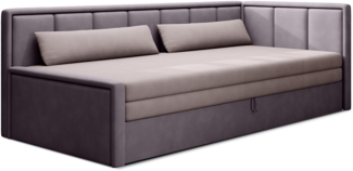 Eltap Fulgeo Sofa (Poco 101, Poco 41) Seite rechte, Rosa, 82 x 77 x 214 cm
