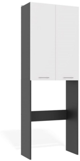 MAGOWA Waschmaschinenumbauschrank POLAWASH 1 ideal für kleine Bäder Höhe 19 cm Breite 35,5 cm Länge 98,3 cm