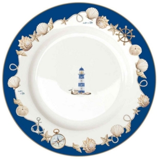 EasyLife Speiseteller Blue Lighthouse, Spülmaschinengeeignet