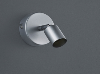 Reality Leuchten 1er Spot Paris titanfarbig