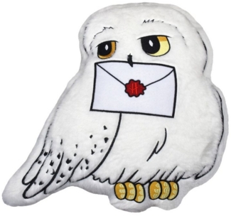 United Labels® Dekokissen Harry Potter Kissen Hedwig Brief Plüsch Eule Dekokissen 40 x 40 cm