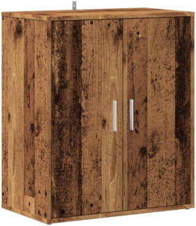 vidaXL Schuhregal Altholz-Optik 60x35x70 cm Holzwerkstoff 856696