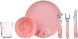 Mepal MIO Kindergeschirrset deep pink 6-teilig - A