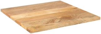 vidaXL Tischplatte 70x70x2,5 cm Quadratisch Massivholz Mango 371474
