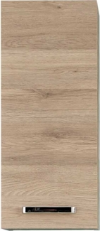 Wandschrank Oasis / Offenbach , Holzwerkstoff, Metall , Holzfarben , 30 x 70 x 20 cm