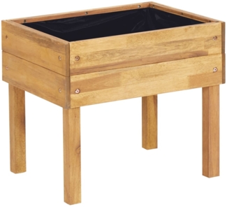 vidaXL Hochkübel 50 x 40 x 45 cm Massivholz Akazie 46585