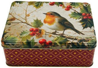 MediMuc Keksdose Rotkelchen, Metall