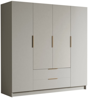 Kleiderschrank Sozor I (Farbe: Cashmere / Cashmere + Gold)