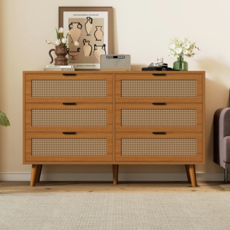 Kommode mit Schubladen, 120/40/76,5 cm, Schubladenkommode, Schubkastenkommode, Mehrzweckschrank