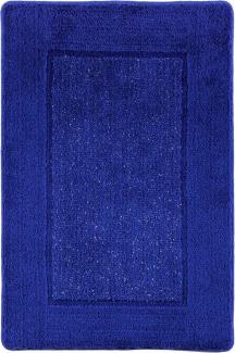 RHOMYhome Badematte Versailles|50x60 cm| royalblau